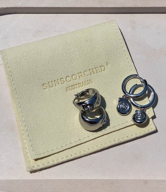 Lina hoops, 925 Silver - Sunscorched Australia