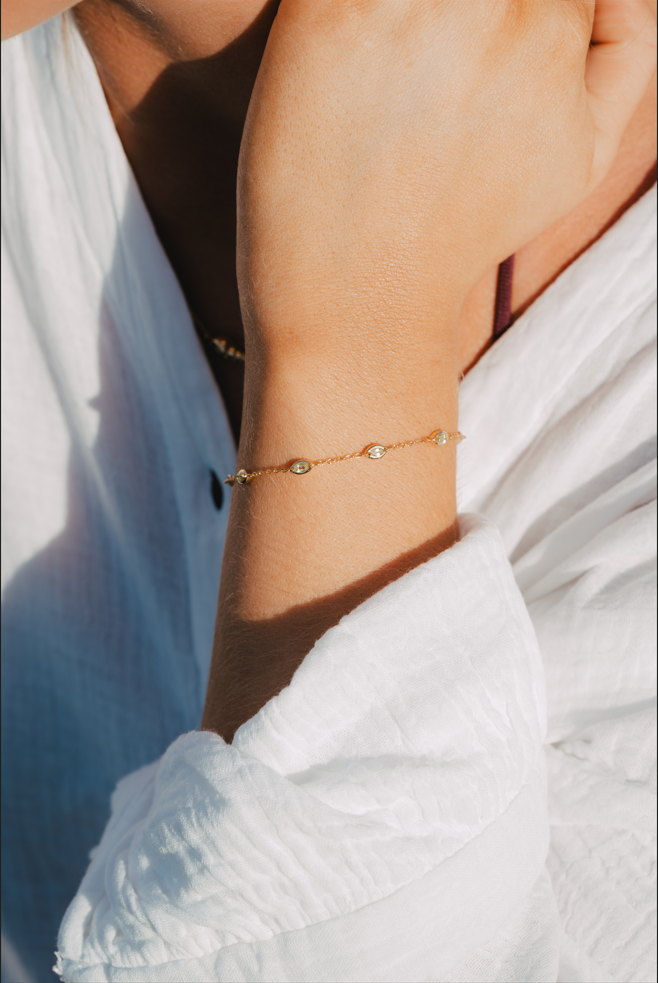 LIVV bracelet, 16k gold plating