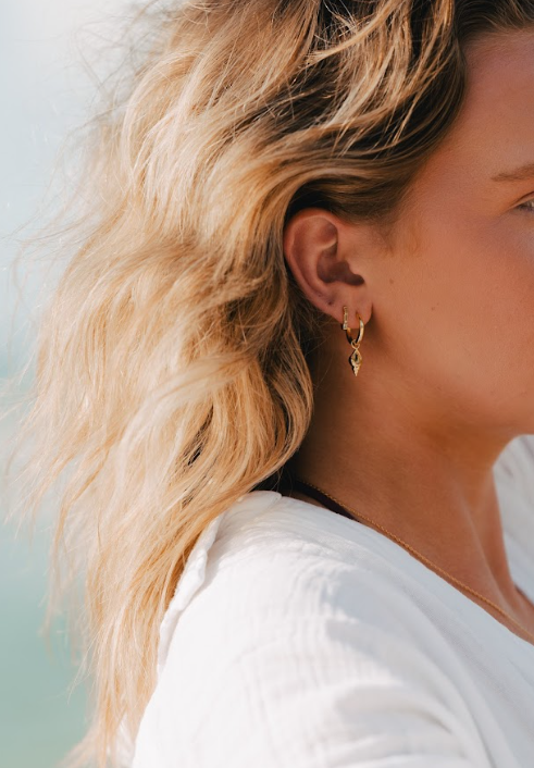 LIVV huggies, 16k gold plating