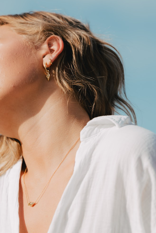 LIVV huggies, 16k gold plating