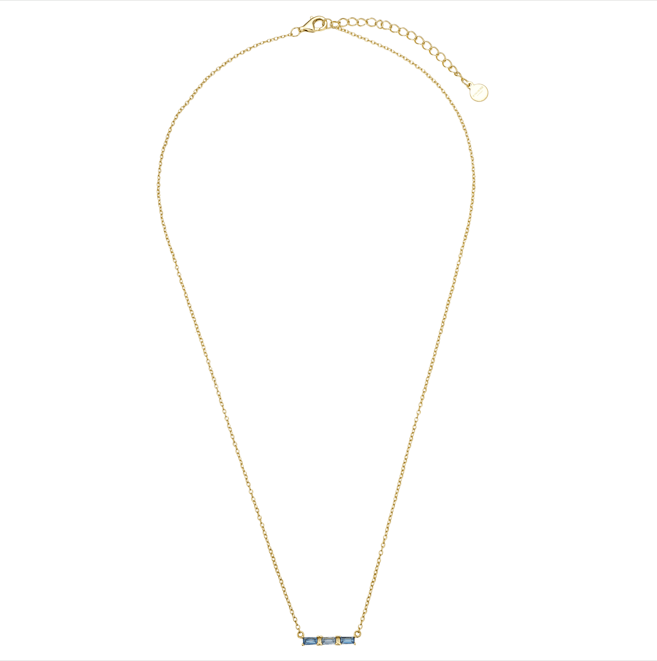 Lina Bar Necklace, 16k Gold Plated - Sunscorched Australia