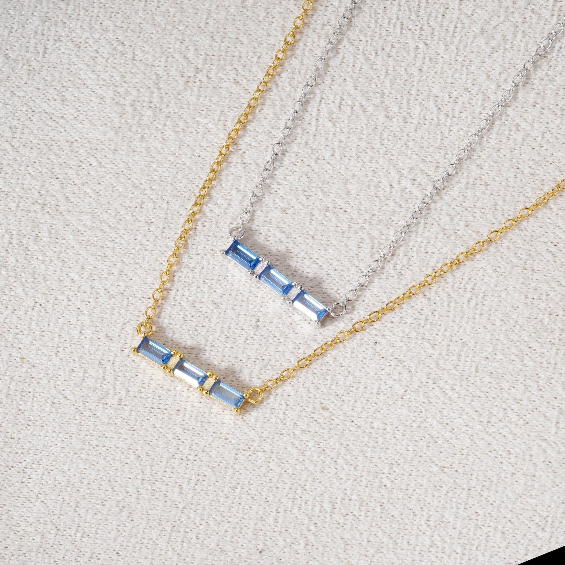 Lina Bar Necklace, 16k Gold Plated - Sunscorched Australia