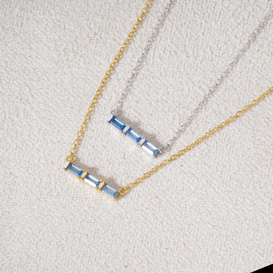 Lina Bar Necklace, 16k Gold Plated - Sunscorched Australia